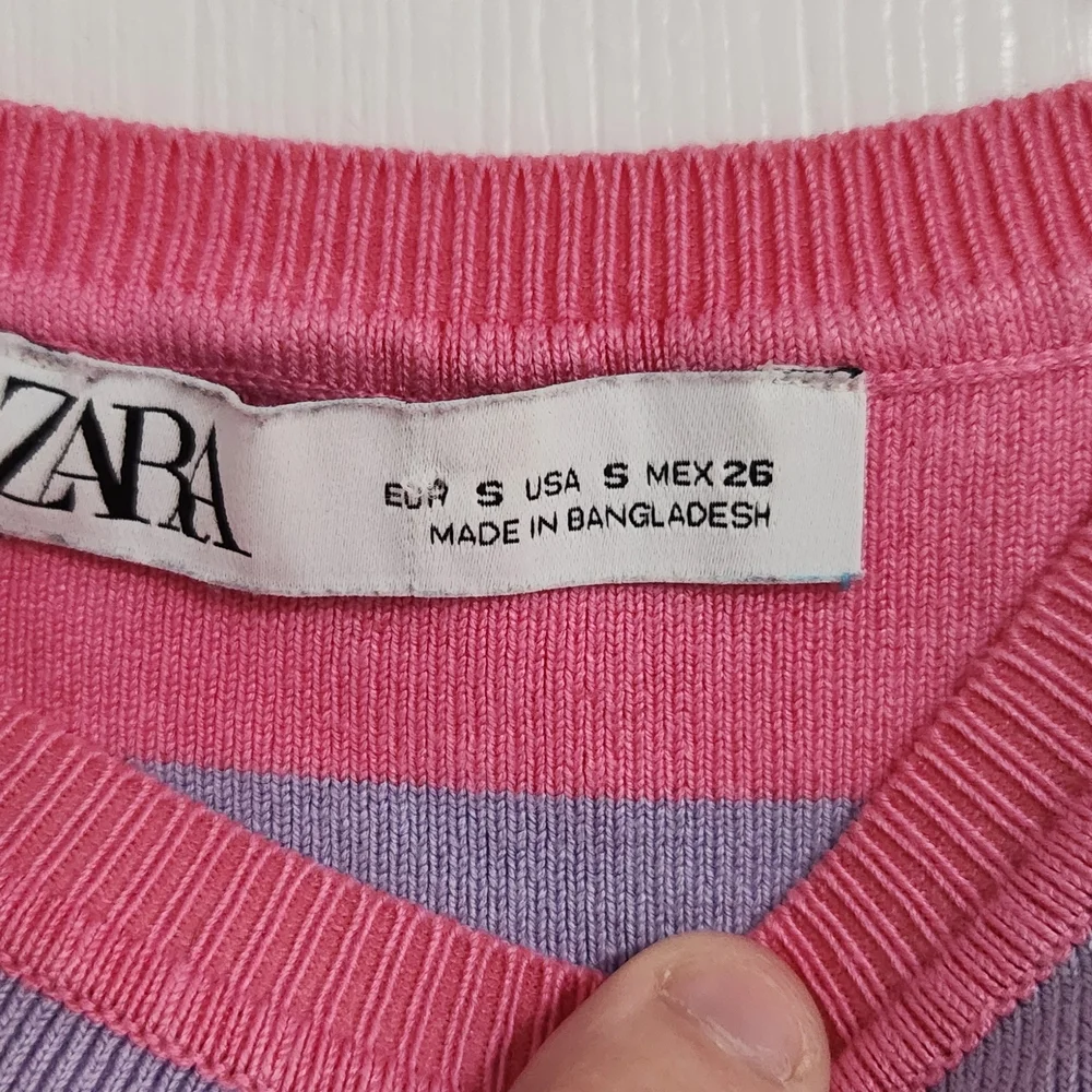 Zara Multicolor Striped Tank Top - Picture 2 of 2